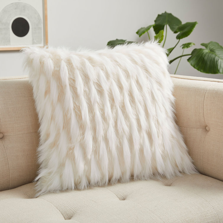 Faux fur eyelash online pillow